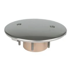 Bodenablauf G 2 Mit Konterflansch Und Stehbolzen Aus Rotguss Mit V4A Antiwirbeldeckel