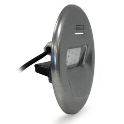 Einsatz LumiPlus Design Mit ABS Blende In Edelstahl Optik 12 Volt Warmweiß