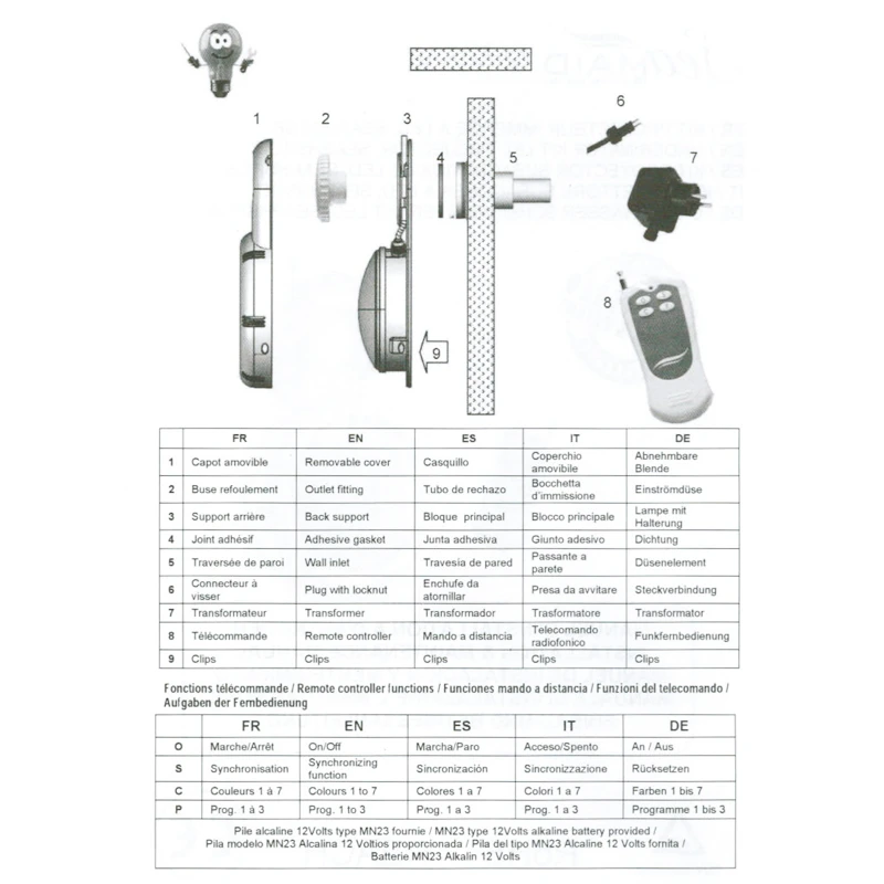 LED Pool Scheinwerfer Seamaid Für Aufstellbecken 5 LED Pool Scheinwerfer Seamaid Für Aufstellbecken – Bild 3