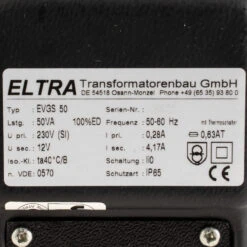 Transformator Trafo 50 VA Typ EVGS 50 7 Transformator Trafo 50 VA Typ EVGS 50 -Swimmingpool Verkaufsladen 622225 pic3