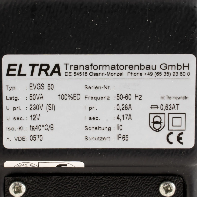 Transformator Trafo 50 VA Typ EVGS 50 5 Transformator Trafo 50 VA Typ EVGS 50 – Bild 3