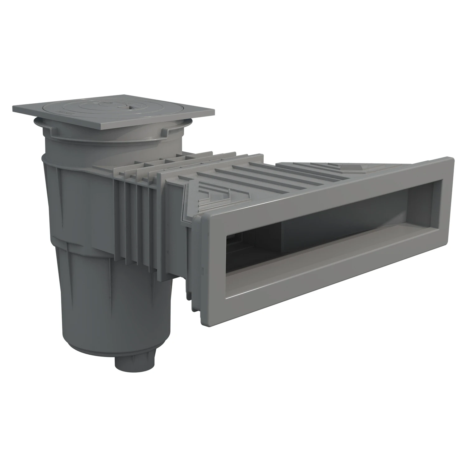 Astral ABS Slim-Skimmer 17,5 L Hellgrau Folien/ Fertigbecken 3 Astral ABS Slim-Skimmer 17,5 L Hellgrau Folien/ Fertigbecken