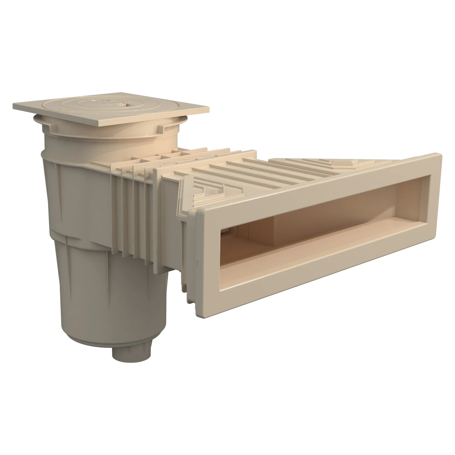 Astral ABS Slim-Skimmer 17,5 L Sand Folien/ Fertigbecken 3 Astral ABS Slim-Skimmer 17,5 L Sand Folien/ Fertigbecken