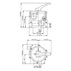 Speck 6 Wegeventil Badumat R41 1 1/2" Ausführung All 5 Speck 6 Wegeventil Badumat R41 1 1/2" Ausführung All -Swimmingpool Verkaufsladen Badumat Masse