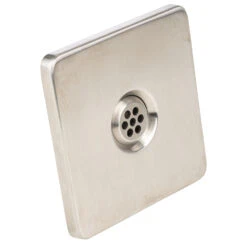 Einlaufdüse Ocean Edelstahl Eckig - 5 Mm Öffnung 7 Bohrungen