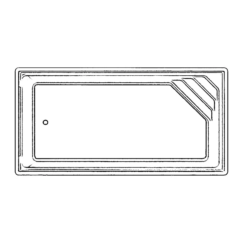 Novacomet Aurora 750 Rechts GFK-Fertigbecken 5 Novacomet Aurora 750 Rechts GFK-Fertigbecken – Bild 3