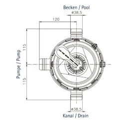6-Wege-Ventil Top-Mount 38mm Schlauchanschluß 7 6-Wege-Ventil Top-Mount 38mm Schlauchanschluß -Swimmingpool Verkaufsladen Mehrwegeventil 308S 4g8EyNmsvj7JEc