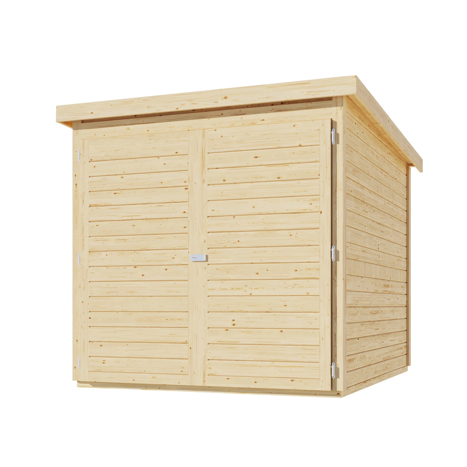 Pool-Technikbox Holz Natur 3 Pool-Technikbox Holz Natur