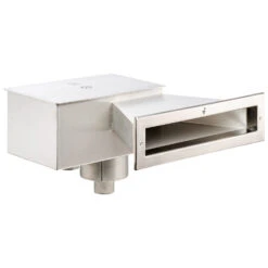 Poolpowershop High-Level Skimmer Edelstahl