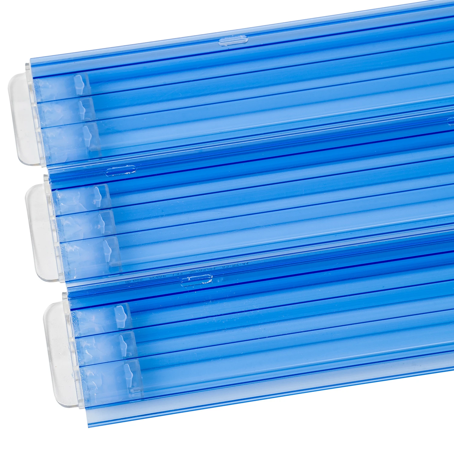 Poolpowershop Polycarbonat Lamellen Transparent Gebläut 4 Poolpowershop Polycarbonat Lamellen Transparent Gebläut – Bild 2