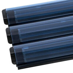 Poolpowershop Polycarbonat Lamellen Solar Gebläut