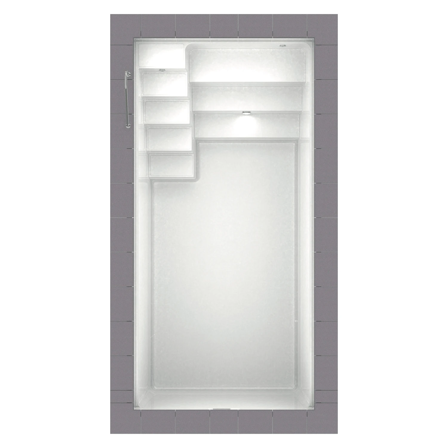 Reku Single S GFK-Fertigbecken - 550 X 270 Cm 4 Reku Single S GFK-Fertigbecken - 550 X 270 Cm – Bild 2