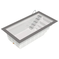 Reku Single S GFK-Fertigbecken - 550 X 270 Cm 7 Reku Single S GFK-Fertigbecken - 550 X 270 Cm -Swimmingpool Verkaufsladen Reku Single S GFK Fertigbecken 3