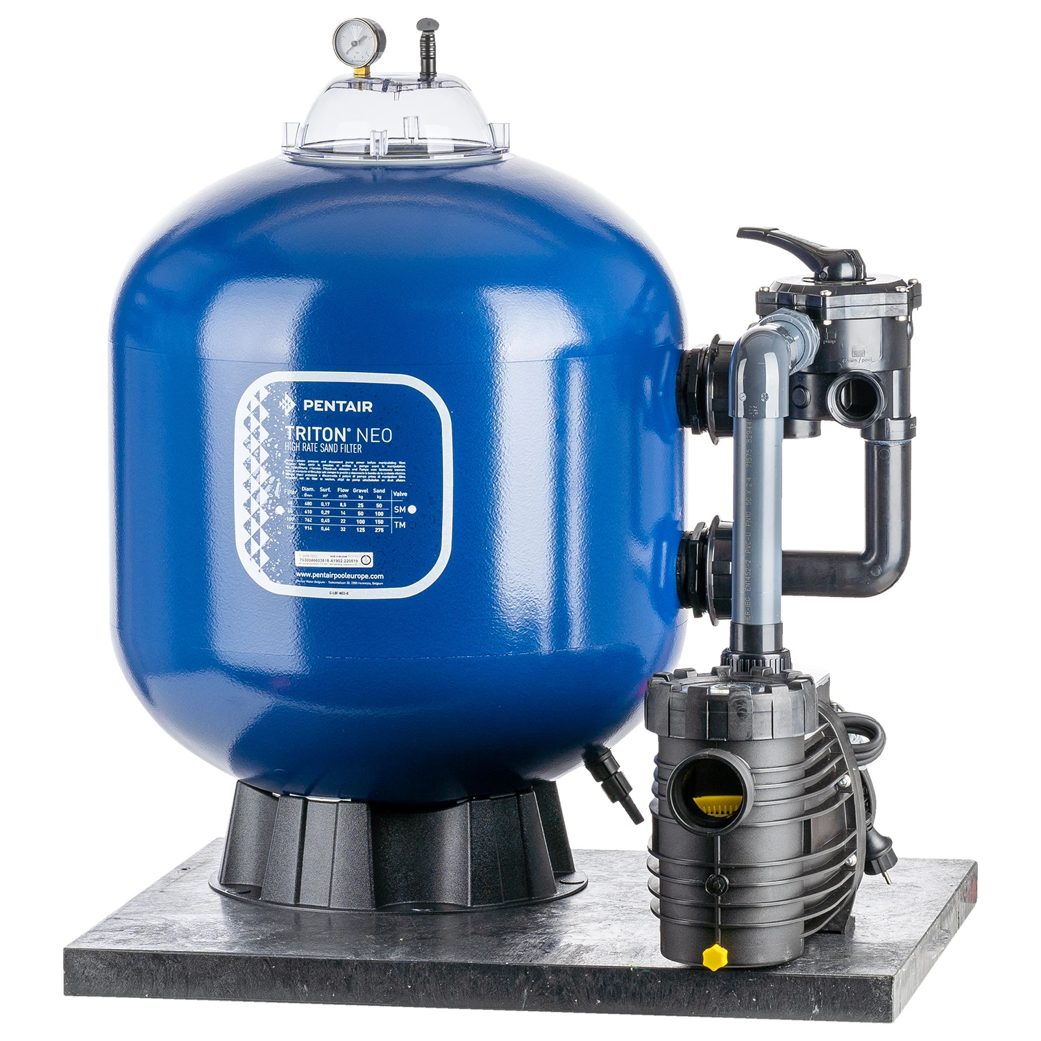 Sandfilteranlage Triton Neo 610 Mm Mit Speck Badu Eco Touch-Pro II 3 Sandfilteranlage Triton Neo 610 Mm Mit Speck Badu Eco Touch-Pro II