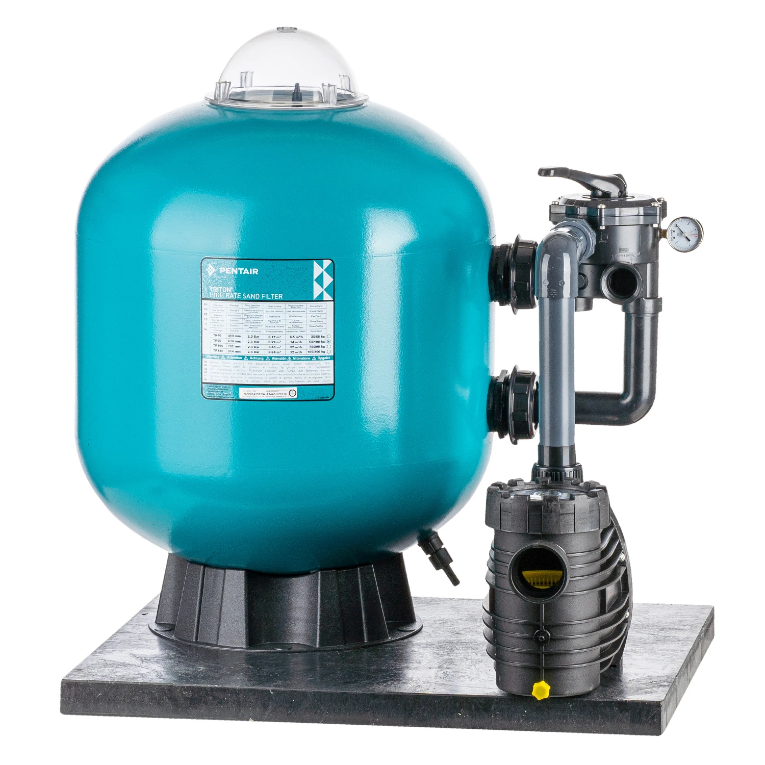 Sandfilteranlage Triton SM 610 Mm Mit Speck Badu Eco Touch-Pro II 3 Sandfilteranlage Triton SM 610 Mm Mit Speck Badu Eco Touch-Pro II