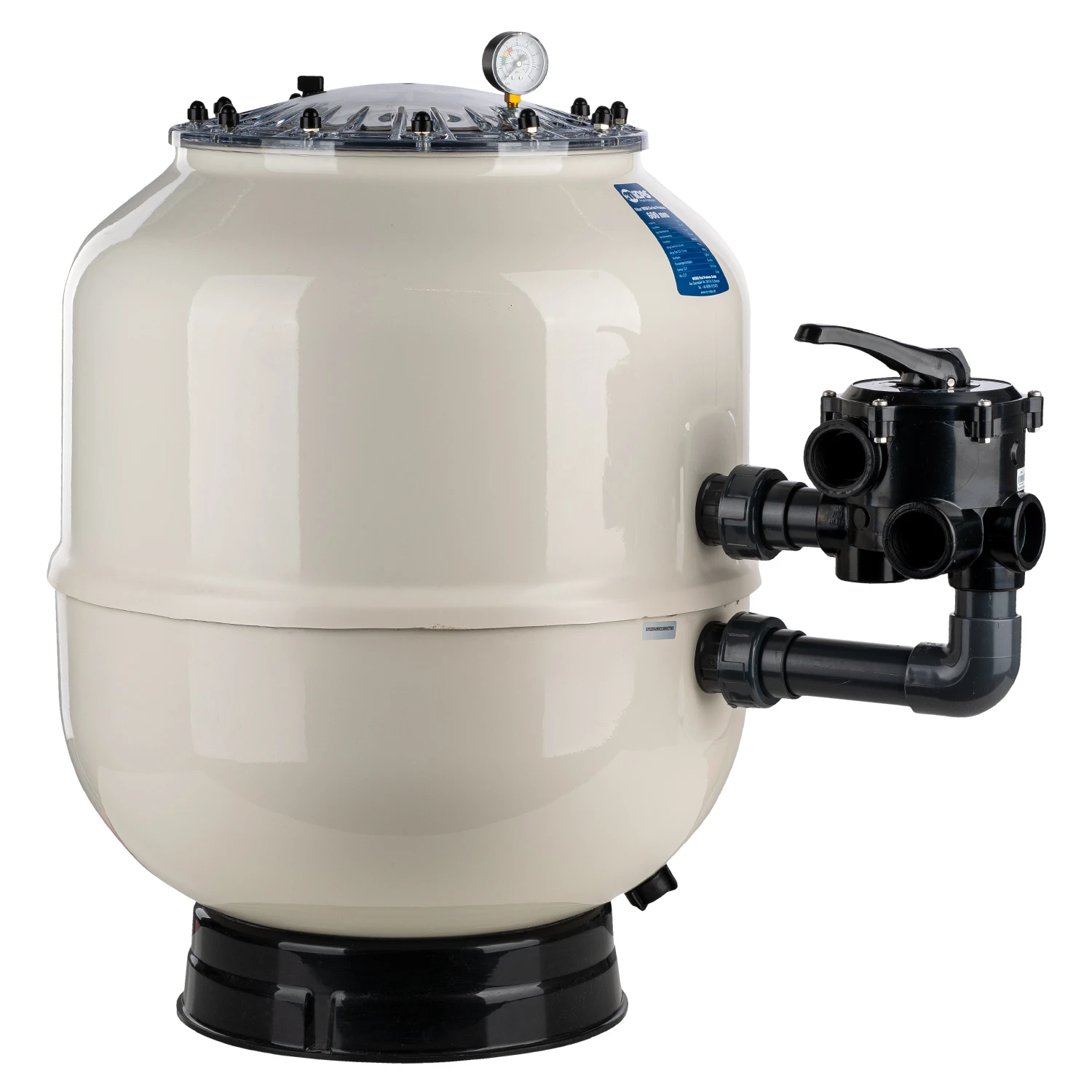 Sandfilterbehälter Mida Carbon Premium GFK - 500 Mm 3 Sandfilterbehälter Mida Carbon Premium GFK - 500 Mm