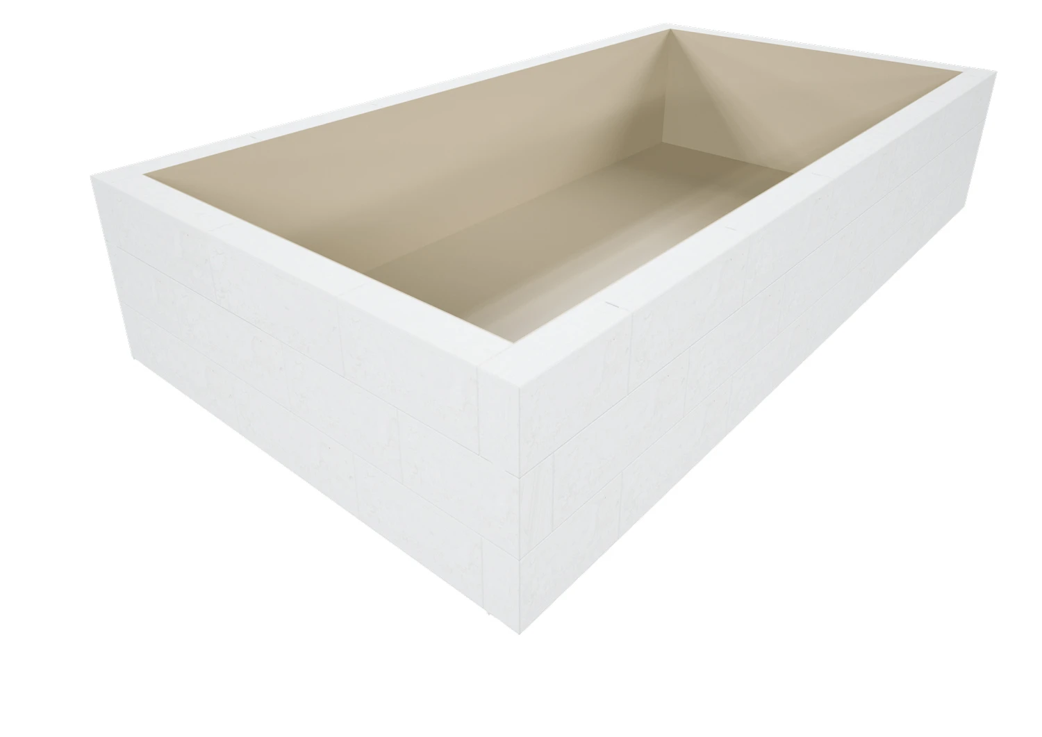 Styroporpool Sand - Rohdichte 30 G/L - 500 X 300 X 150 Cm 4 Styroporpool Sand - Rohdichte 30 G/L - 500 X 300 X 150 Cm – Bild 2