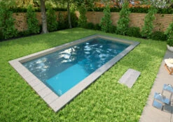 Styroporpool Sand Mit Seitlicher Treppe Variofit - 500 X 300 X 150 Cm