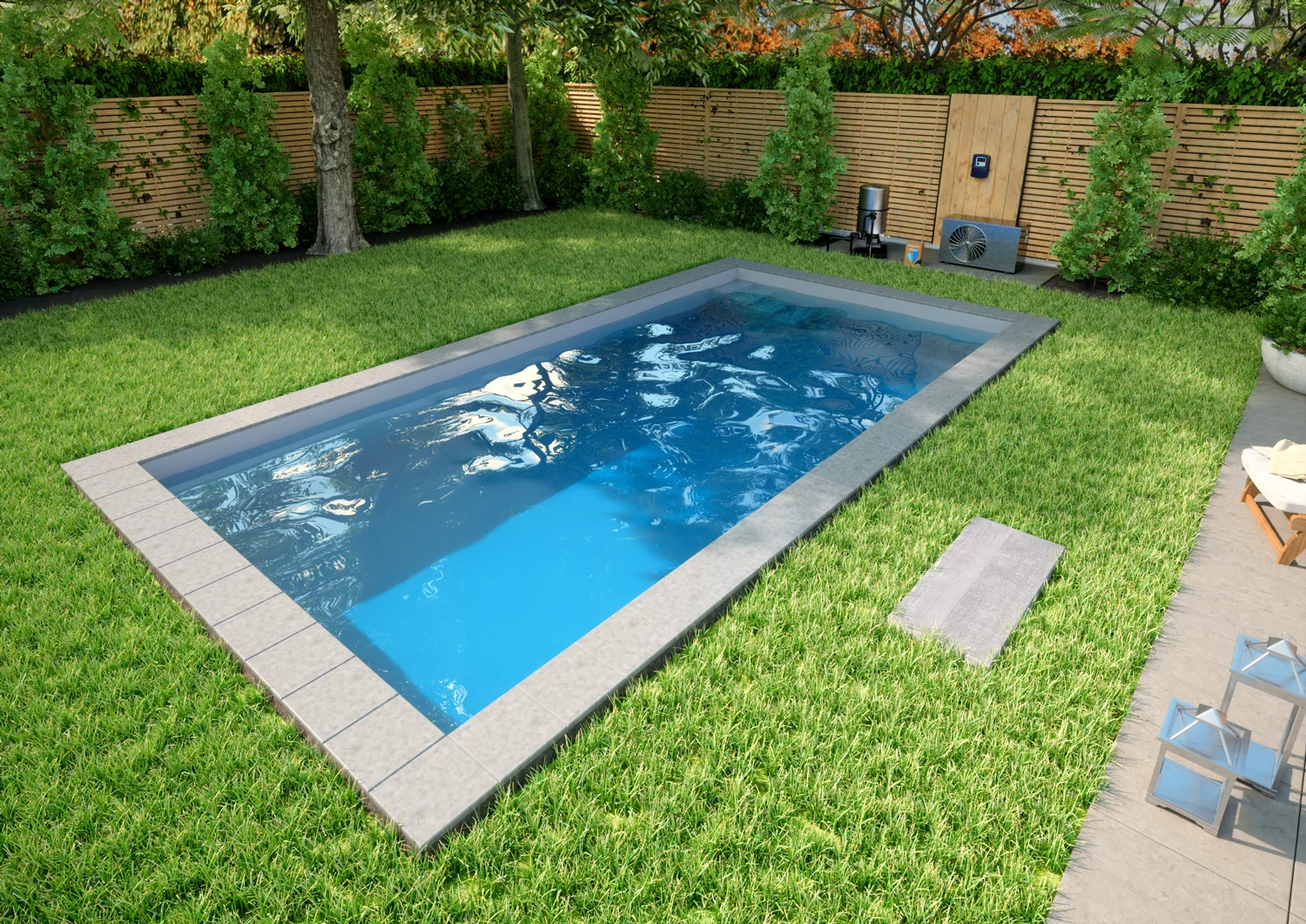 Styroporpool Komplettset Premium Hellgrau Mit Ecktreppe Variofit - 500 X 300 X 150 Cm 3 Styroporpool Komplettset Premium Hellgrau Mit Ecktreppe Variofit - 500 X 300 X 150 Cm