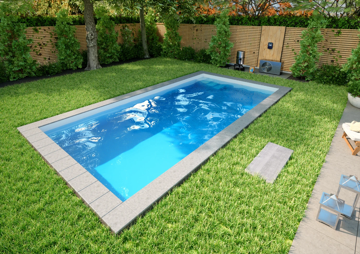 Styroporpool Komplettset Premium Weiß Mit Ecktreppe Variofit - 500 X 300 X 150 Cm 3 Styroporpool Komplettset Premium Weiß Mit Ecktreppe Variofit - 500 X 300 X 150 Cm
