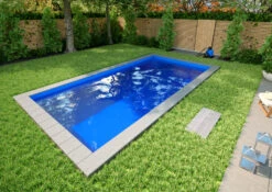 Styroporpool Komplettset Basic Blau Mit Ecktreppe Smaragd - 600 X 300 X 150 Cm