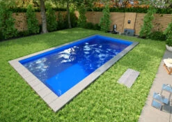 Styroporpool Komplettset Premium Blau Mit Ecktreppe Smaragd - 600 X 300 X 150 Cm