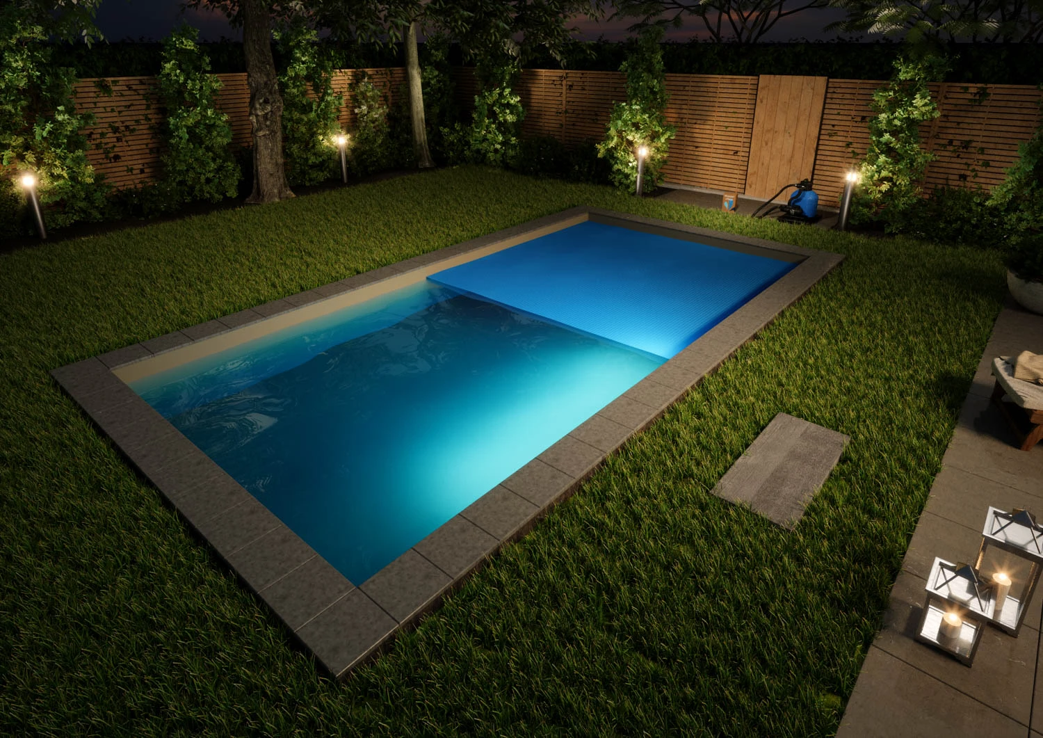 Styroporpool Komplettset Comfort Sand Mit Treppe Colossos - 600 X 300 X 150 Cm 4 Styroporpool Komplettset Comfort Sand Mit Treppe Colossos - 600 X 300 X 150 Cm – Bild 2