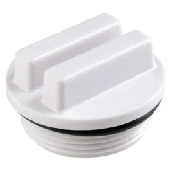 Verschlussstopfen Winterstopfen 1 1/2" Weiss Mit O-Ring