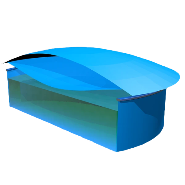 Aufblasbare Poolabdeckung Rundbecken Blau 300 Cm 4 Aufblasbare Poolabdeckung Rundbecken Blau 300 Cm – Bild 2