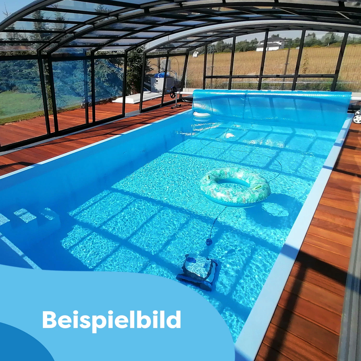 PP-Pool Komplettset Basic Blau Mit Sicherheitsabdeckung - 5,00 X 3,00 X 1,36 M 6 PP-Pool Komplettset Basic Blau Mit Sicherheitsabdeckung - 5,00 X 3,00 X 1,36 M – Bild 4