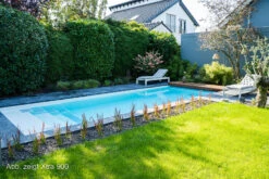 Reku GFK Pool Twin S Xtra 750 Inkl. Einbauteile 7,50 X 3,20 X 1,50 M