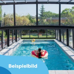 PP-Pool Komplettset Comfort Grau Mit Rollladenabdeckung - 5,00 X 3,00 X 1,36 M 17 PP-Pool Komplettset Comfort Grau Mit Rollladenabdeckung - 5,00 X 3,00 X 1,36 M -Swimmingpool Verkaufsladen grau pppool beispielbild