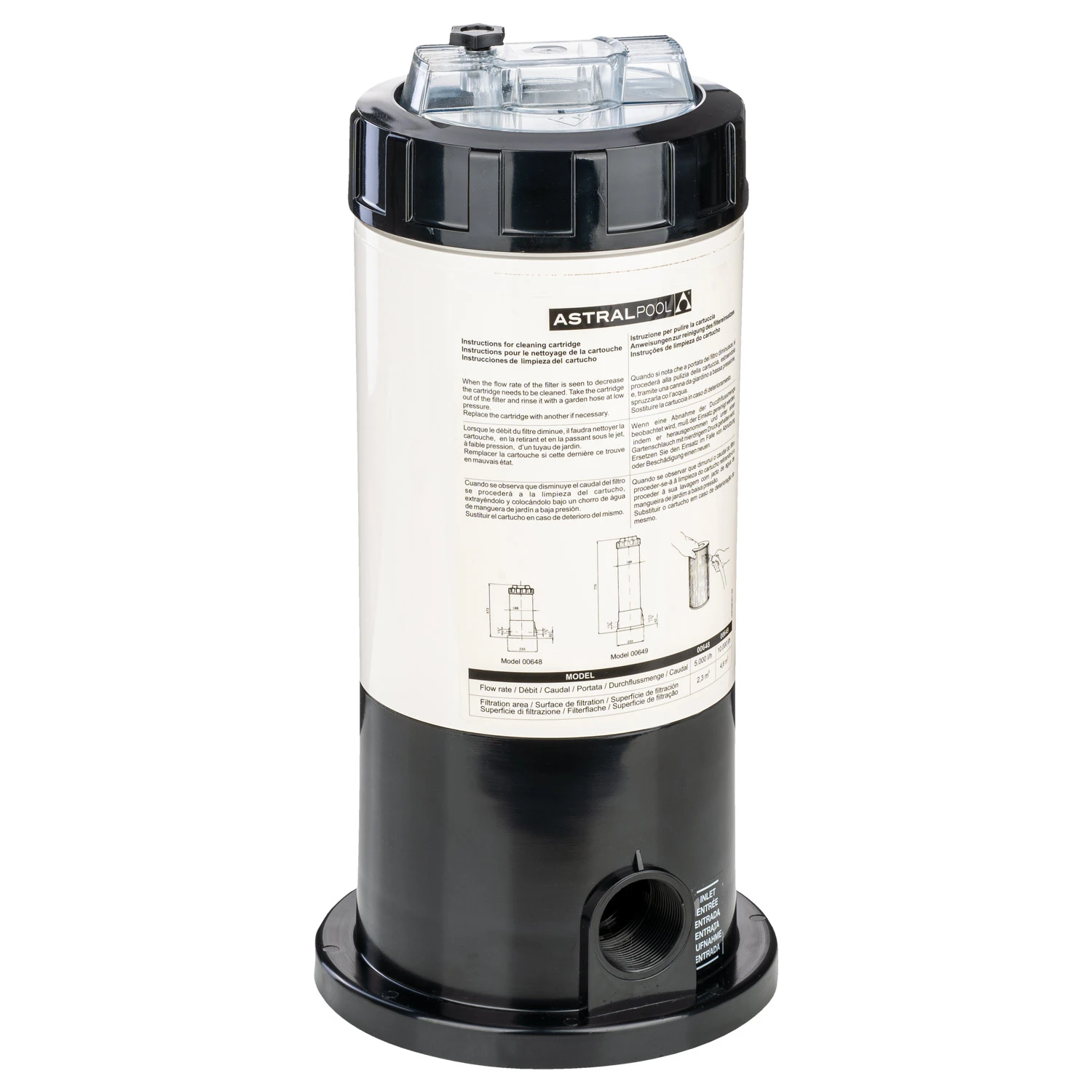 Kartuschenfilterbehälter 2,3 M³ Astral 3 Kartuschenfilterbehälter 2,3 M³ Astral