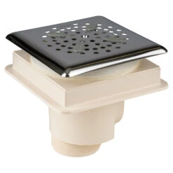 MTS Bodenablauf ABScw 2" Bl. Niro VGB