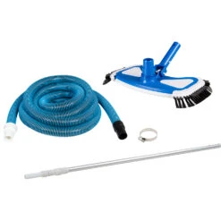 Stahlwandpool Komplettset Comfort Achtform Blau 0,8mm - 3,20m X 5,25m X 1,20m, Eingelassen -Swimmingpool Verkaufsladen poolsauger set 1yYyYp9TR81Fl6