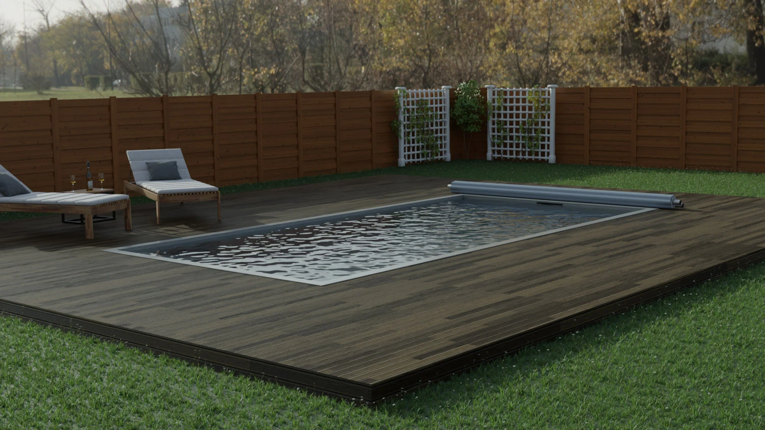 PP-Pool Komplettset Basic Weiß Mit Sicherheitsabdeckung - 5,00 X 3,00 X 1,36 M 8 PP-Pool Komplettset Basic Weiß Mit Sicherheitsabdeckung - 5,00 X 3,00 X 1,36 M – Bild 6