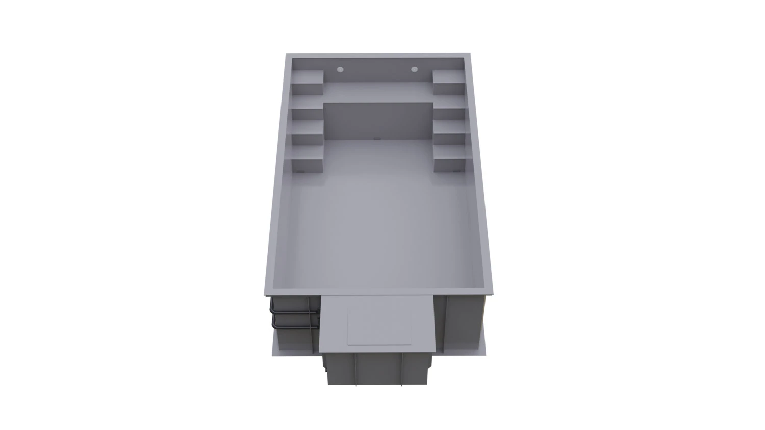 PP-Pool Komplettset Comfort Grau Mit Rollladenabdeckung - 5,00 X 3,00 X 1,36 M 4 PP-Pool Komplettset Comfort Grau Mit Rollladenabdeckung - 5,00 X 3,00 X 1,36 M – Bild 2