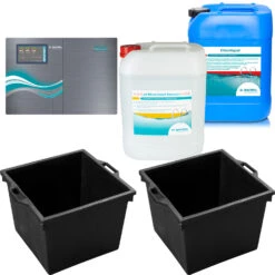 Pooltechnik Komplettset Premium GFK 7 Pooltechnik Komplettset Premium GFK -Swimmingpool Verkaufsladen technikset basic dosieranlage zubehor magazin