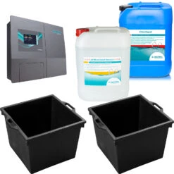 Pooltechnik Komplettset Comfort GFK 7 Pooltechnik Komplettset Comfort GFK -Swimmingpool Verkaufsladen technikset comfort dosieranlage zubehor